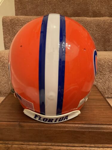 aggressive football helmet gator Game Used RIddell VSR4 Football Helmet- Custom Florida Gators – WESTBROOKSPORTSCARDS