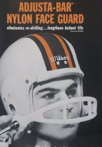ORIGINAL Pocono Adjusta-Bar 2-Bar 1960s Football Helmet Adjustable Facemask