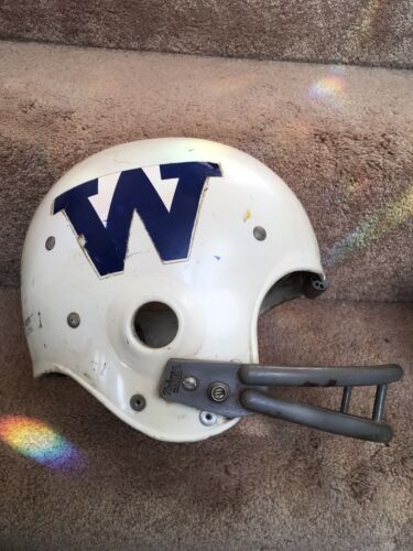 Vintage Original Nokona Football Helmet Washington Huskies 1960s Sports Mem, Cards & Fan Shop:Fan Apparel & Souvenirs:College-NCAA WESTBROOKSPORTSCARDS   