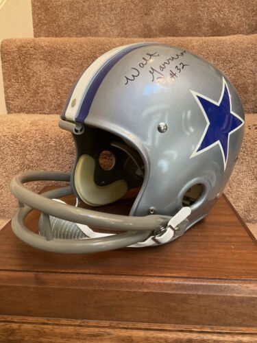 Riddell Kra-Lite RK2 Football Helmet 1964 Dallas Cowboys Walt Garrison Autograph