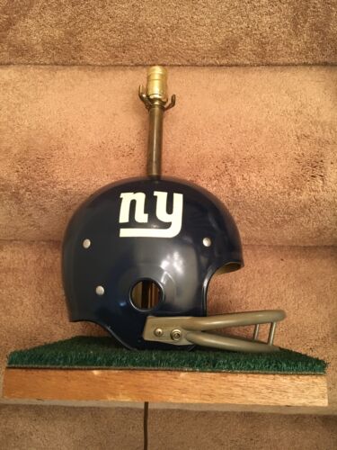 Vintage Riddell 1970s New York Giants Kra-Lite Old Football Helmet Lamp