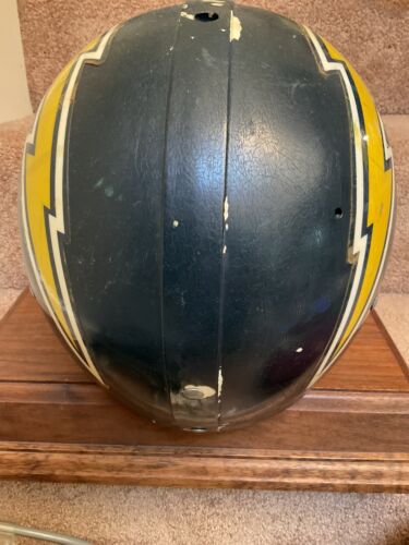 Vintage Game Used Riddell Kra-Lite II Football Helmet San Diego Chargers Sports Mem, Cards & Fan Shop:Fan Apparel & Souvenirs:Football-NFL Riddell   