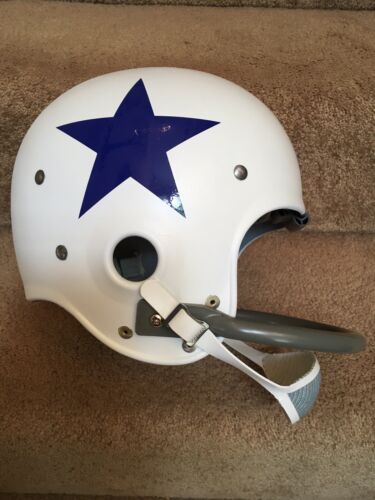 Vintage Riddell Kra-Lite TK5 Football Helmet 1960 Dallas Cowboys Meredith Rookie