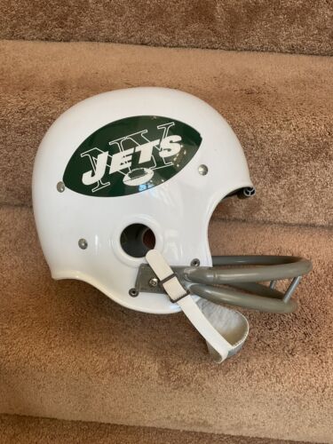 Riddell Kra-Lite RK2 Suspension Football Helmet New York Jets Namath Rookie 1965