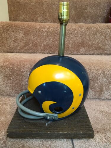 Vintage Riddell 1973 Los Angeles Rams Kra-Lite Old Football Helmet Lamp Rare! Sports Mem, Cards & Fan Shop:Fan Apparel & Souvenirs:Football-NFL Riddell   