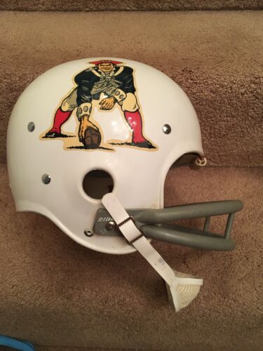 Original Vintage Riddell Kra-Lite- TK2 Football Helmet-1972 Boston Patriots Rare