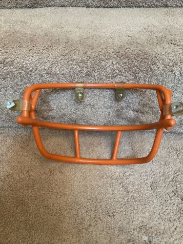 Vintage Orange Schutt 1969 OPO Green Dot Football Helmet X-Large  Facemask RARE Sporting Goods:Team Sports:Football:Clothing, Shoes & Accessories:Helmets & Hats Schutt   