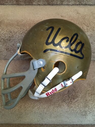 UCLA Bruins 1975-76 Authentic Game Used Riddell PAC3 Kra-Lite II Footb – WESTBROOKSPORTSCARDS UCLA Bruins 1975-76 Authentic Game Used Riddell PAC3 Kra-Lite II Footb – WESTBROOKSPORTSCARDS