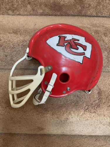 Gladiator Hydra Flo GHH Football Helmet Custom Kansas City Chiefs Willie Lanier Sports Mem, Cards & Fan Shop:Fan Apparel & Souvenirs:Football-NFL Riddell   