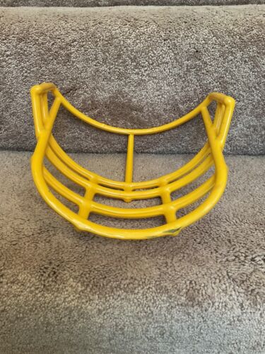 Vintage Riddell 1980s NJOP Football Helmet Yellow Gold 3-Dot Facemask USFL Sporting Goods:Team Sports:Football:Clothing, Shoes & Accessories:Helmets & Hats Riddell   