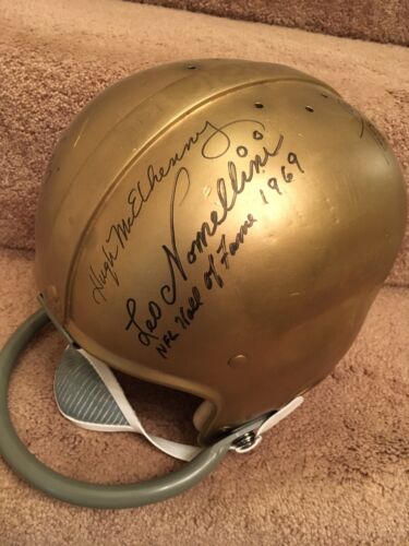 San Francisco 49ers Tittle Perry St. Clair McElhenney Nomellini Autograph Helmet