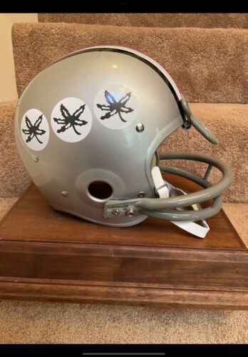 Ohio State Buckeyes Riddell Kra-Lite TK2 Suspension Football Helmet 1970 Decals
