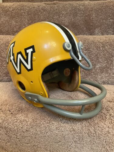 Vintage Riddell 1969-1975 Kra-Lite-8 TK2 Football Helmet Missouri Western State Sports Mem, Cards & Fan Shop:Fan Apparel & Souvenirs:Football-NFL Riddell   