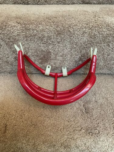 Vintage Red RIddell 1990s DoubleWire Kra-Lite NOP Football Helmet Facemask Sporting Goods:Team Sports:Football:Clothing, Shoes & Accessories:Helmets & Hats Riddell   