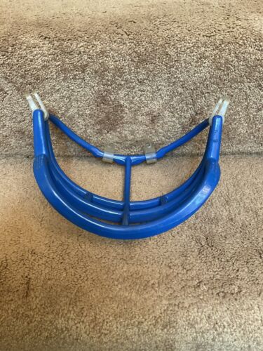 Vintage Blue RIddell 1990s DoubleWire Kra-Lite NOP Football Helmet Facemask Sporting Goods:Team Sports:Football:Clothing, Shoes & Accessories:Helmets & Hats Riddell   