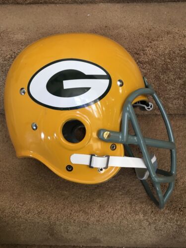 Riddell Kra-Lite RK2 Suspension Green Bay Packers Football Helmet Jerry Kramer