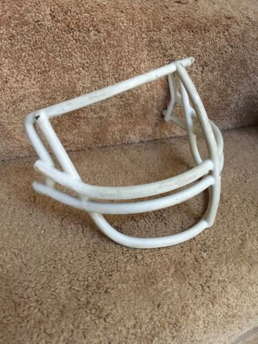 Vintage White Schutt 1970s Double Wire NOP Green Dot XL Football Helmet Facemask Sporting Goods:Team Sports:Football:Clothing, Shoes & Accessories:Helmets & Hats Schutt   