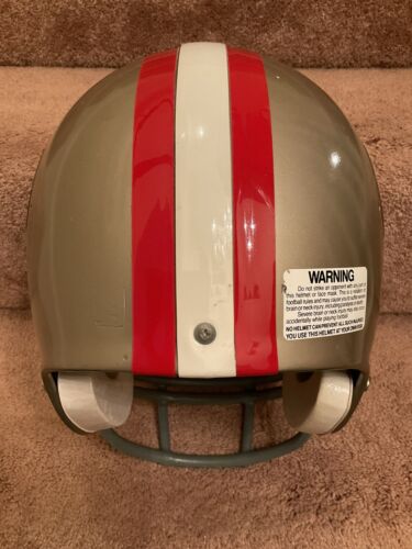 bike 49ers football helmets Vintage Riddell PAC3 Football Helmet San Francisco 49ers Schutt Green – WESTBROOKSPORTSCARDS