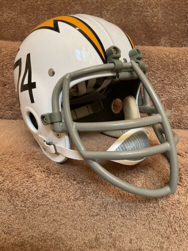 Riddell Kra-Lite RK2 Suspension San Diego Chargers Football Helmet Ron Mix Sports Mem, Cards & Fan Shop:Fan Apparel & Souvenirs:Football-NFL Riddell   