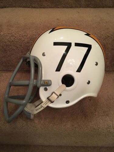 Riddell Kra-Lite RK2 Suspension 63 San Diego Chargers Football Helmet Ernie Ladd Sports Mem, Cards & Fan Shop:Fan Apparel & Souvenirs:Football-NFL Riddell   