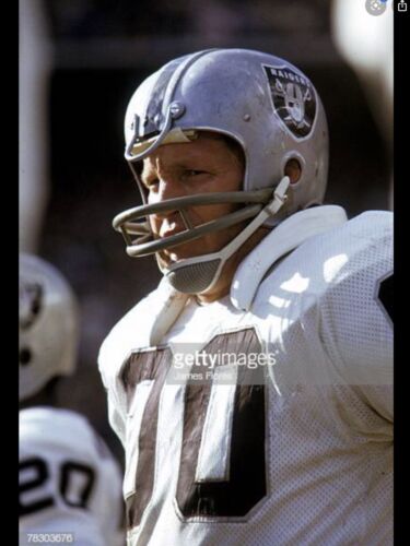 Oakland Raiders RK Vintage 1963 Style Football Helmet Jim Otto