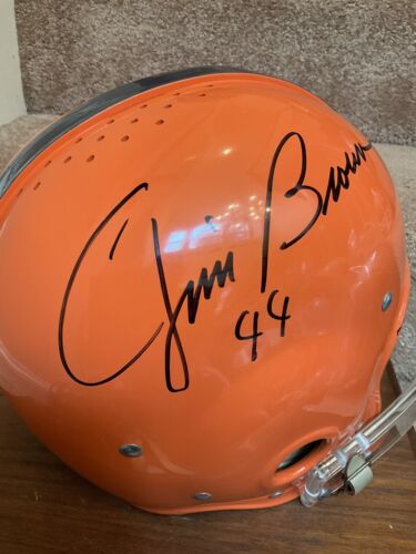 JIM BROWN SIGNED Autographed Syracuse Orangemen RIDDell RT2 Football Helmet Sports Mem, Cards & Fan Shop:Autographs-Original:Football-NFL:Helmets WESTBROOKSPORTSCARDS   