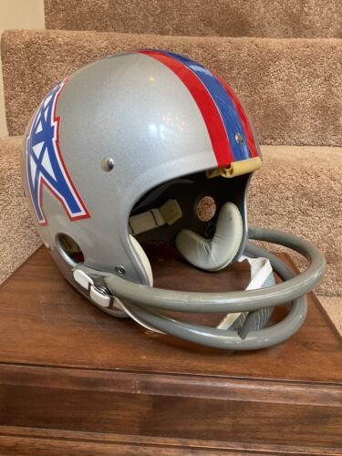 Vintage TK-2 Style Football Helmet 1970 Houston Oilers