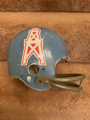 Vintage Wilson F-2005 Size 7 Football Helmet Very Clean 1974 Houston Oilers