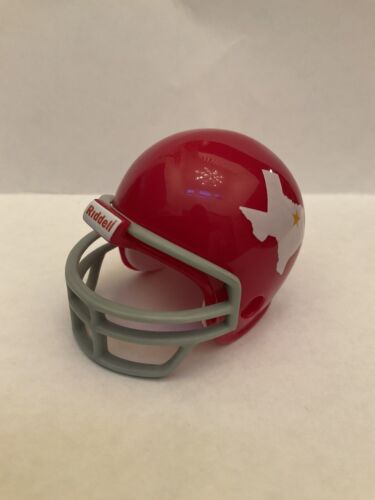 Dallas Texans Riddell Pocket Pro Helmet from 50th Anniversary AFL Thro – WESTBROOKSPORTSCARDS