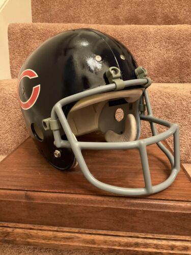 custom bears football helmets Original Vintage Wilson F2000 Football Helmet Custom Chicago Bears Wal – WESTBROOKSPORTSCARDS