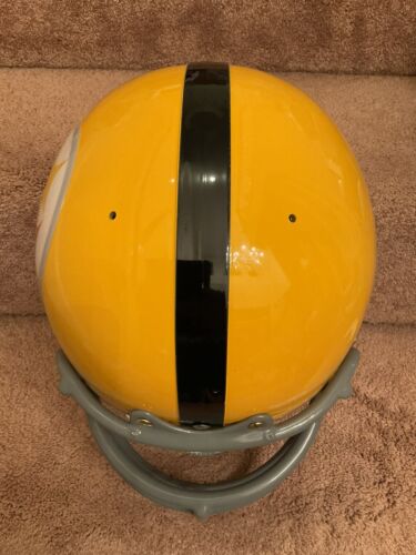 authentic yellow bike football helmet shell TK5 Style Suspension Football Helmet 1962 Pittsburgh Steelers Big Dadd – WESTBROOKSPORTSCARDS