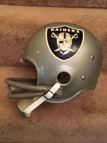 Vintage Riddell Kra-Lite TK2 Football Helmet-1972 Oakland Raiders Willie Brown Sports Mem, Cards & Fan Shop:Fan Apparel & Souvenirs:Football-NFL Riddell   