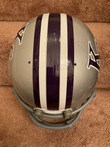 1975 Kansas State Wildcats TK Suspension Football Helmet- Reproduction Authentic Sports Mem, Cards & Fan Shop:Fan Apparel & Souvenirs:College-NCAA WESTBROOKSPORTSCARDS   