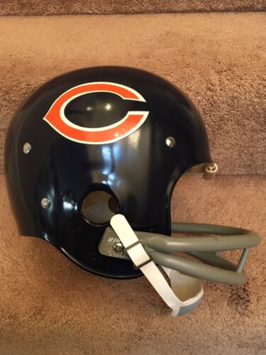 Vintage Original Riddell Kra-Lite TK2 Football Helmet-1973 Chicago Bears Rare