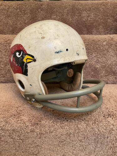 Vintage Game Used 1970 Riddell Kra-Lite Football Helmet St. Louis Cardinals Sports Mem, Cards & Fan Shop:Fan Apparel & Souvenirs:Football-NFL Riddell   