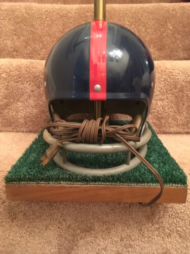 Vintage Riddell 1970s New York Giants Kra-Lite Old Football Helmet Lamp Sports Mem, Cards & Fan Shop:Fan Apparel & Souvenirs:Football-NFL Riddell   