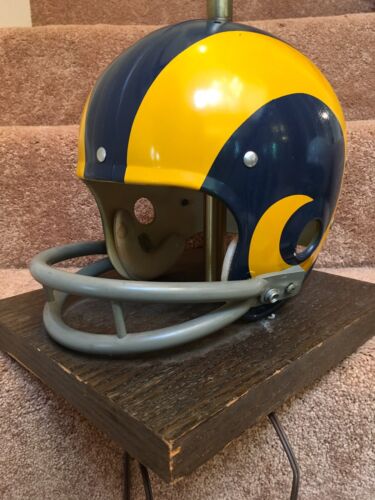 Vintage Riddell 1973 Los Angeles Rams Kra-Lite Old Football Helmet Lamp Rare! Sports Mem, Cards & Fan Shop:Fan Apparel & Souvenirs:Football-NFL Riddell   