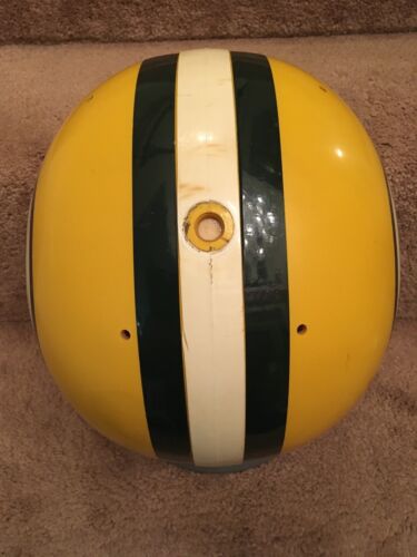 Vintage Riddell 1971 Kra-Lite TK2 Football Helmet Green Bay Packers Bart Starr Sports Mem, Cards & Fan Shop:Fan Apparel & Souvenirs:Football-NFL Riddell   