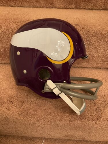 Minnesota Vikings “Big Horns” RK2 Style Suspension Football Helmet Krause