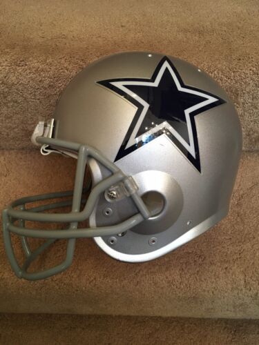 Vintage Schutt Air Football Helmet Dallas Cowboys Troy Aikman Sports Mem, Cards & Fan Shop:Fan Apparel & Souvenirs:Football-NFL Riddell   