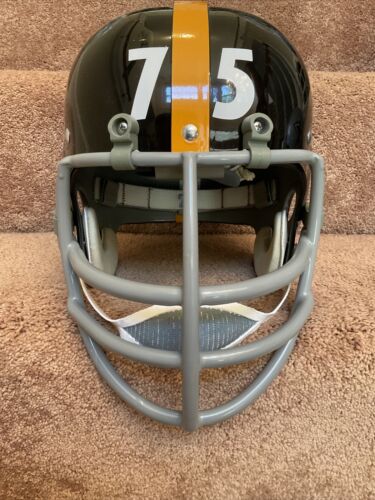 RIDDell Classic RK Pittsburgh Steelers Kra-Lite Football Helmet Joe Greene Rooki Sports Mem, Cards & Fan Shop:Game Used Memorabilia:Football-NFL:Helmet WESTBROOKSPORTSCARDS   