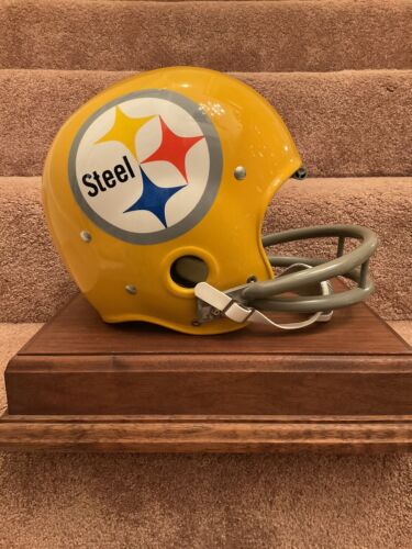 Riddell Kra-Lite RK2 Suspension Football Helmet 1962 Pittsburgh Steelers Playoff
