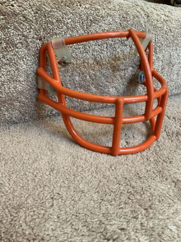 Vintage Riddell 1980s NOPO Football Helmet Lineman Orange 2-Dot Facemask USFL Sporting Goods:Team Sports:Football:Clothing, Shoes & Accessories:Helmets & Hats Riddell   
