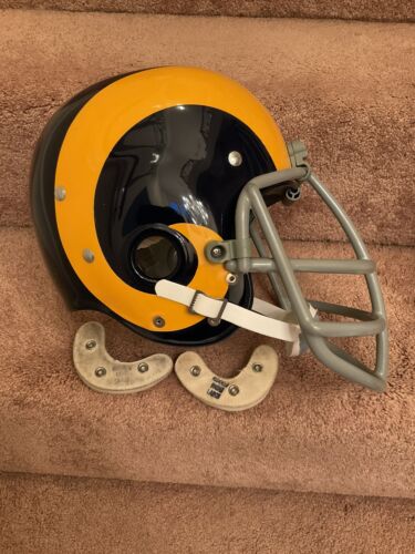 Riddell Kra-Lite RK2 Suspension Football Helmet 1973 Los Angeles Rams Prototype