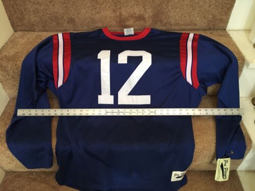 Vintage Pro Player Football Jersey- NWT- #12- Tom Brady Patriots Colors