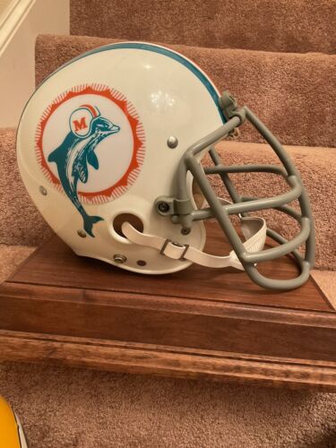 Vintage 1972 Riddell Kra-Lite II Football Helmet Miami Dolphins Buoniconti
