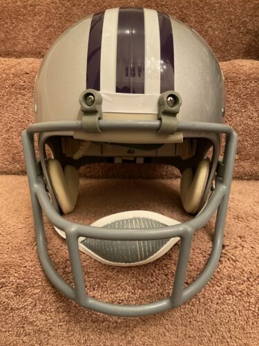 1975 Kansas State Wildcats TK Suspension Football Helmet- Reproduction Authentic Sports Mem, Cards & Fan Shop:Fan Apparel & Souvenirs:College-NCAA WESTBROOKSPORTSCARDS   