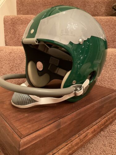 eagles football helmet pumpkin TK5 Style Suspension 1954-68 Philadelphia Eagles Football Helmet Sonny – WESTBROOKSPORTSCARDS