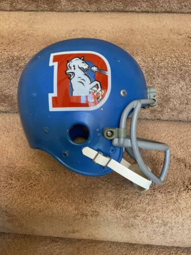 Riddell Kra-Lite TK5 Suspension Football Helmet 1967 Denver Broncos