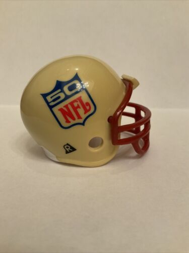 NFL Shield Riddell Pocket Pro Helmet Series 1 Throwback Set Red-Slightly Yellow Sports Mem, Cards & Fan Shop:Fan Apparel & Souvenirs:Football-NFL Riddell   